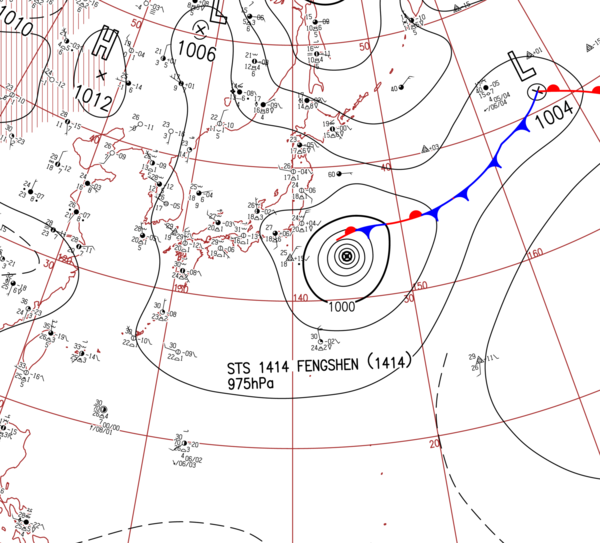 地上天気図