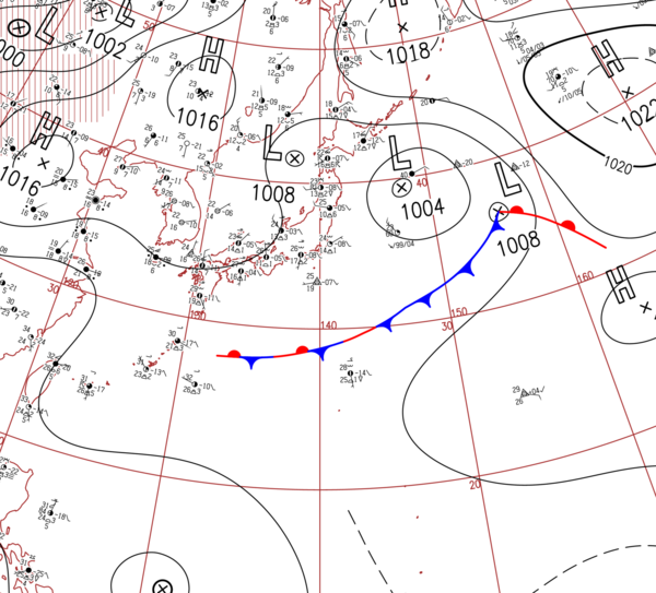 地上天気図