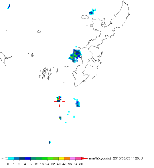 気象レーダー画像