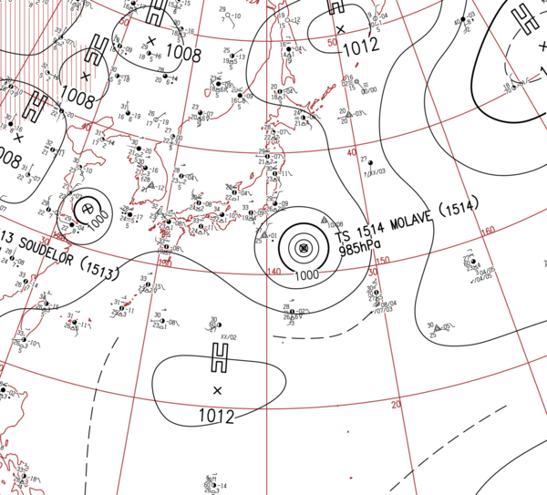 地上天気図