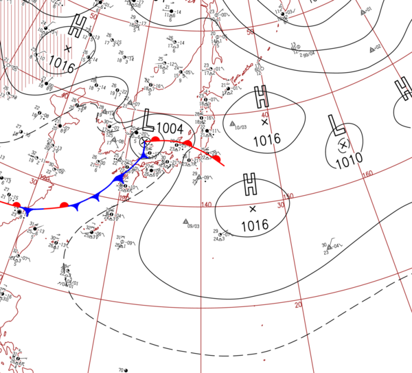 地上天気図