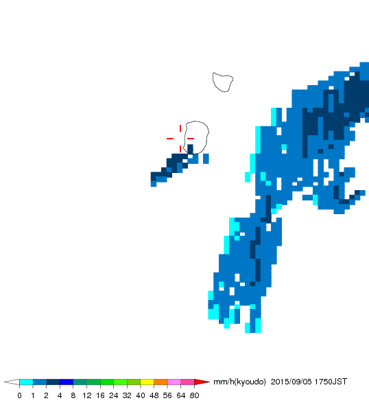 気象レーダー画像