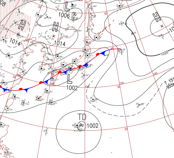 地上天気図