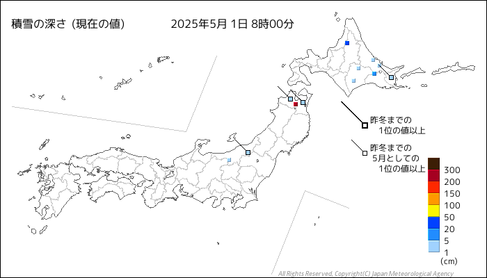 積雪の深さ