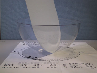 写真7 横から見ると断層面の傾きがわかる 写真7 横から見ると断層面の傾きがわかる