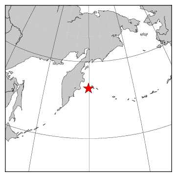 震央の位置