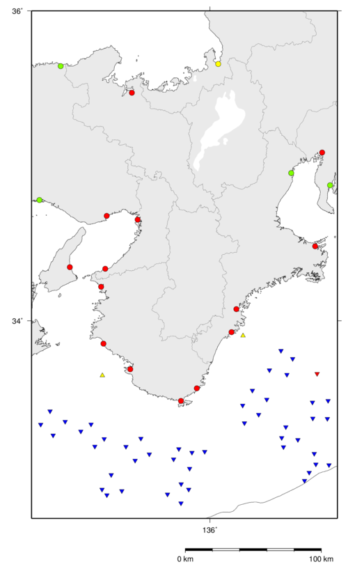 気象庁 津波観測点 近畿地方