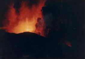 C火口列噴火