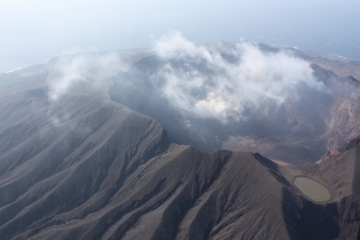 上空から撮影した写真（2010/1/29　陸上自衛隊協力）