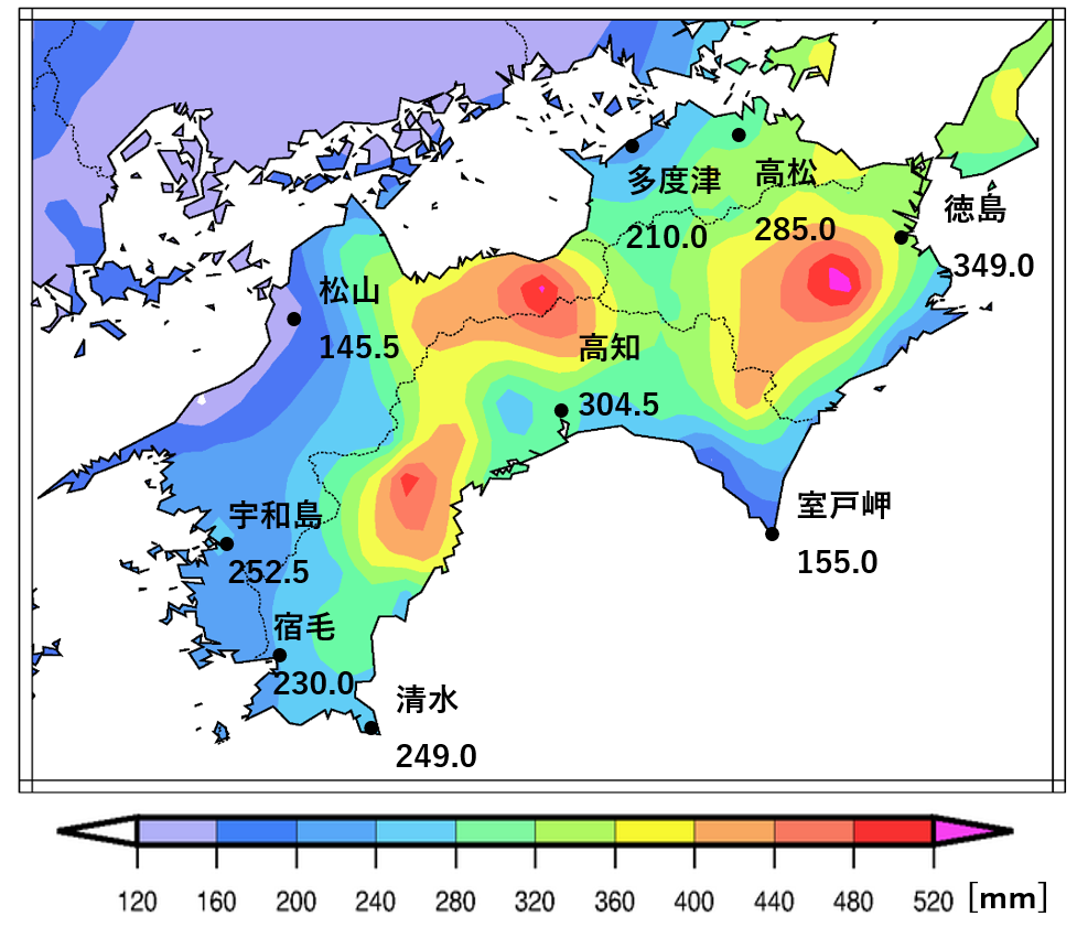 「総降水量」