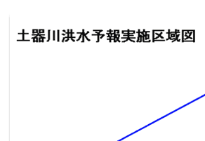 祓川橋水位基準観測所図