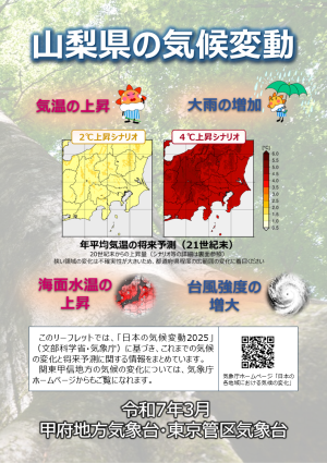 山梨県のリーフレット