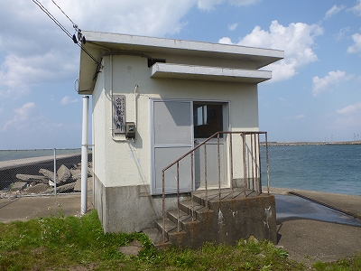 潮位（海洋）の観測施設の写真