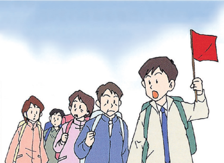 危険のある地域に住む人は全員避難！