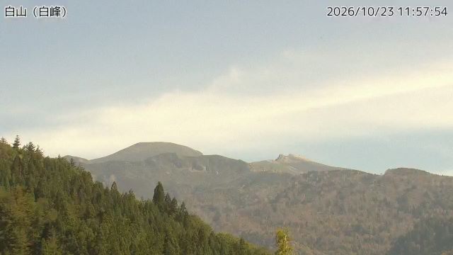 白山 白峰 最新画像