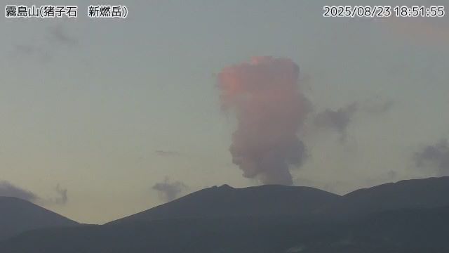 霧島山 猪子石（新燃岳） 最新画像