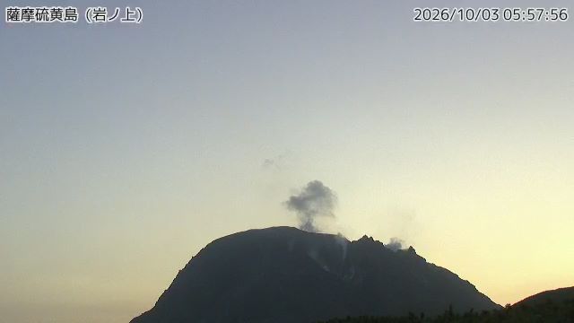 薩摩硫黄島 岩ノ上 最新画像