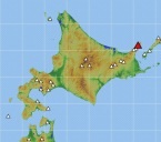 知床硫黄山地図