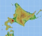 恵庭岳地図