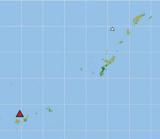 西表島北北東海底火山地図