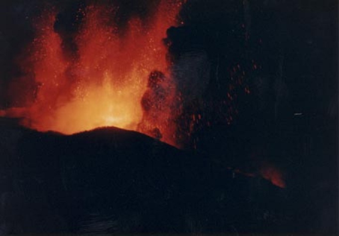 Ｃ火口噴火　1986年11月21日