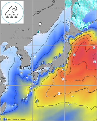波の高さ