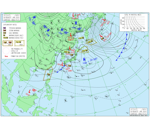 海の天気図2025年4月22日 | 東京都島しょ農林水産総合センター