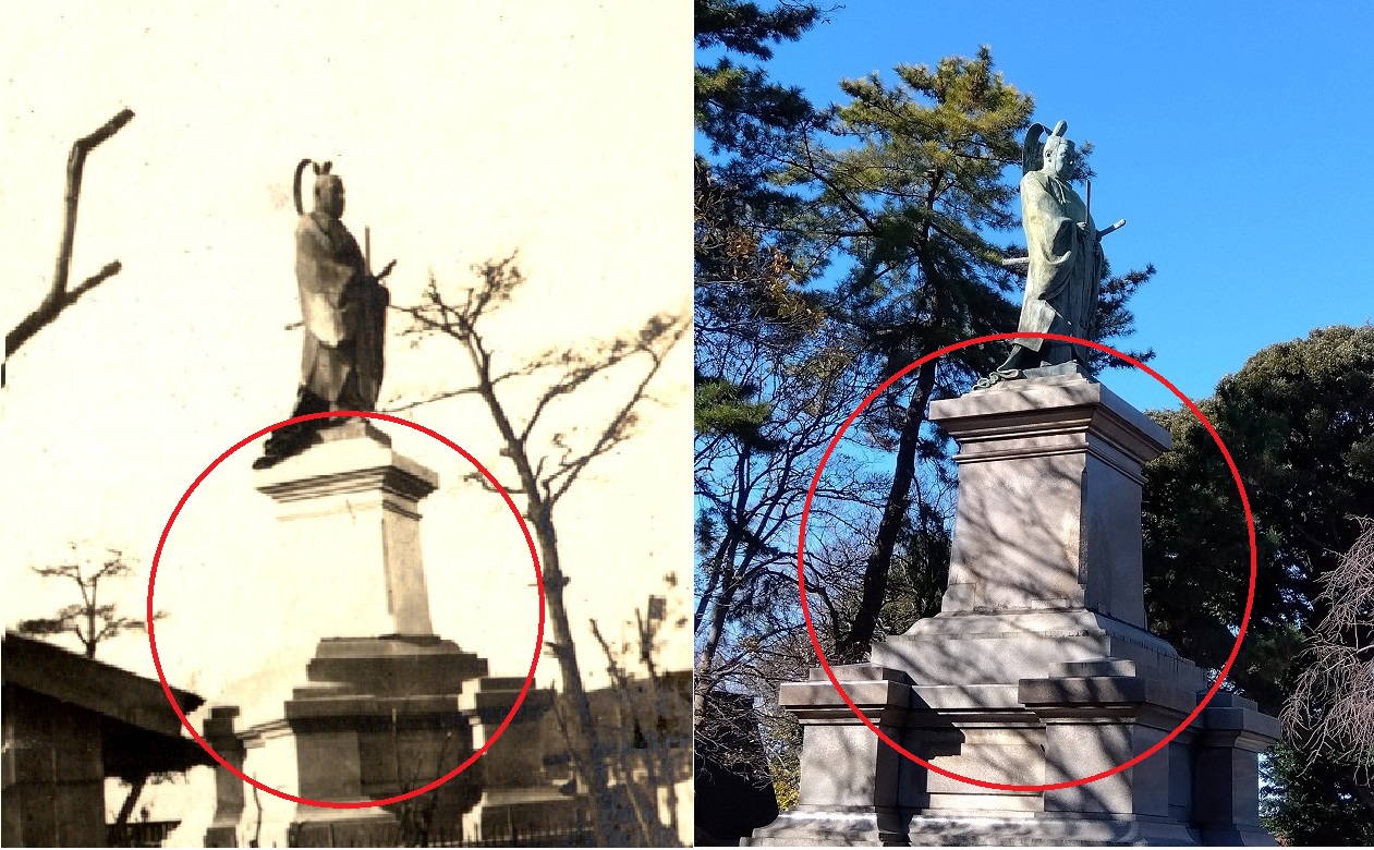 台座の向きの比較 higai